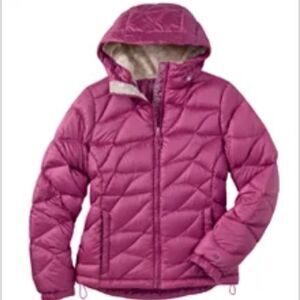 L.L. Bean Purple Down Mountain Laurel Puffer Jacket